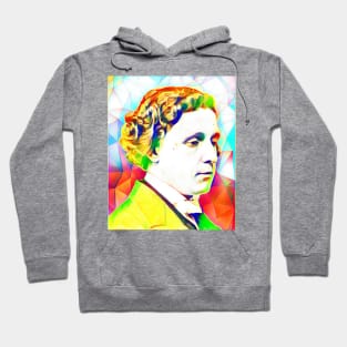 Lewis Carroll Colourful Portrait | Lewis Carroll Artwork 12 Hoodie